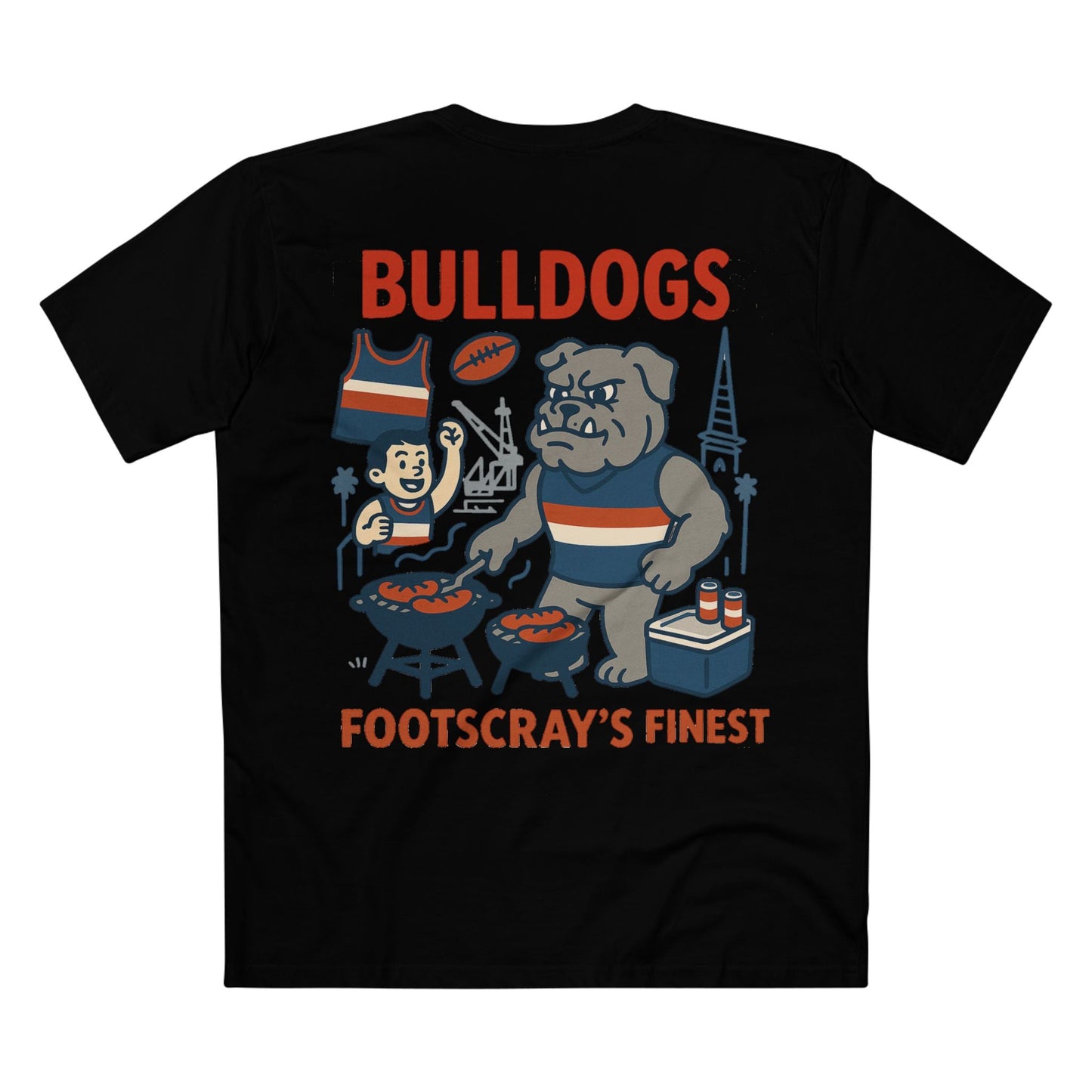Footscray Footy Tee - Bulldogs Club Series - VFtees