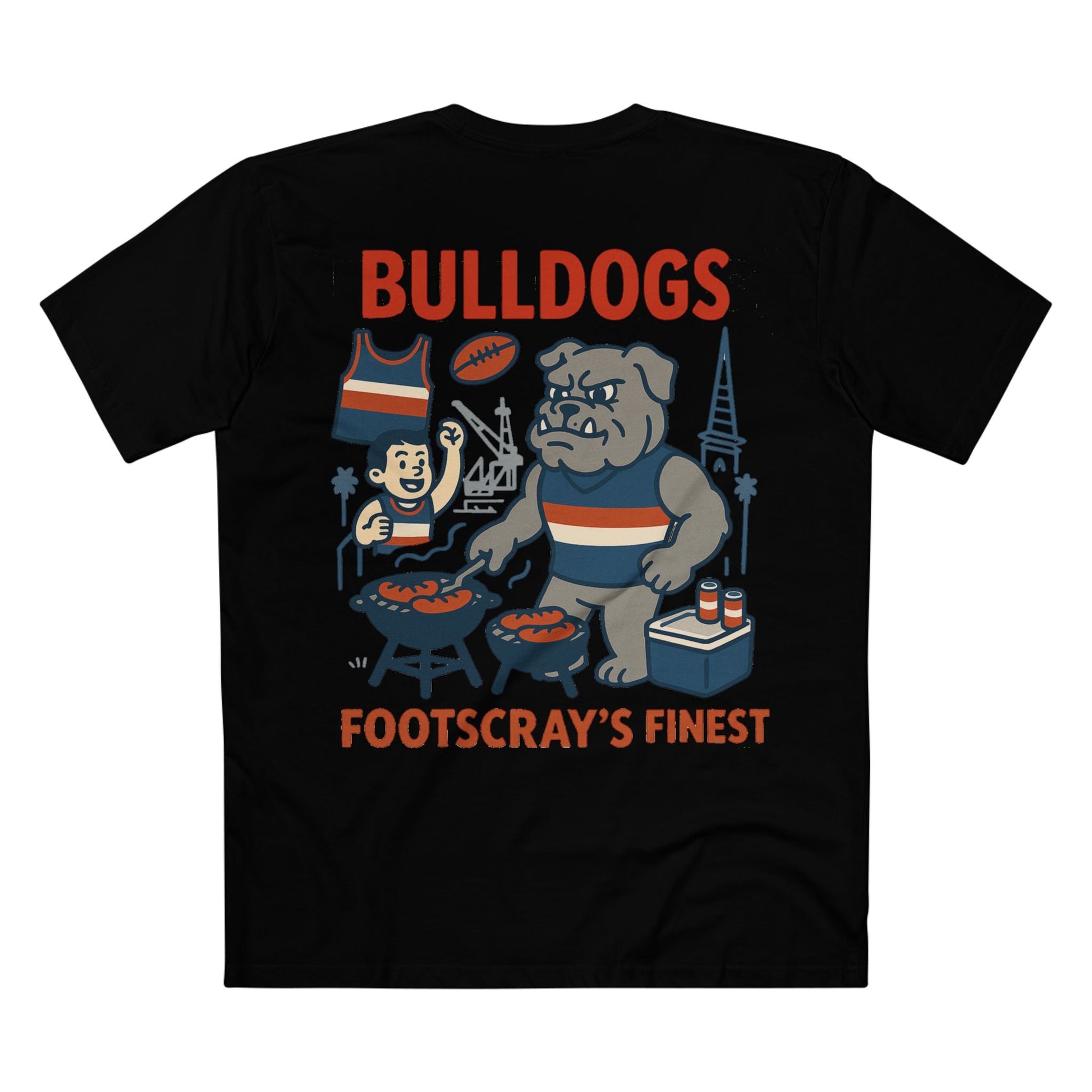 Footscray Footy Tee - Bulldogs Club Series - VFtees