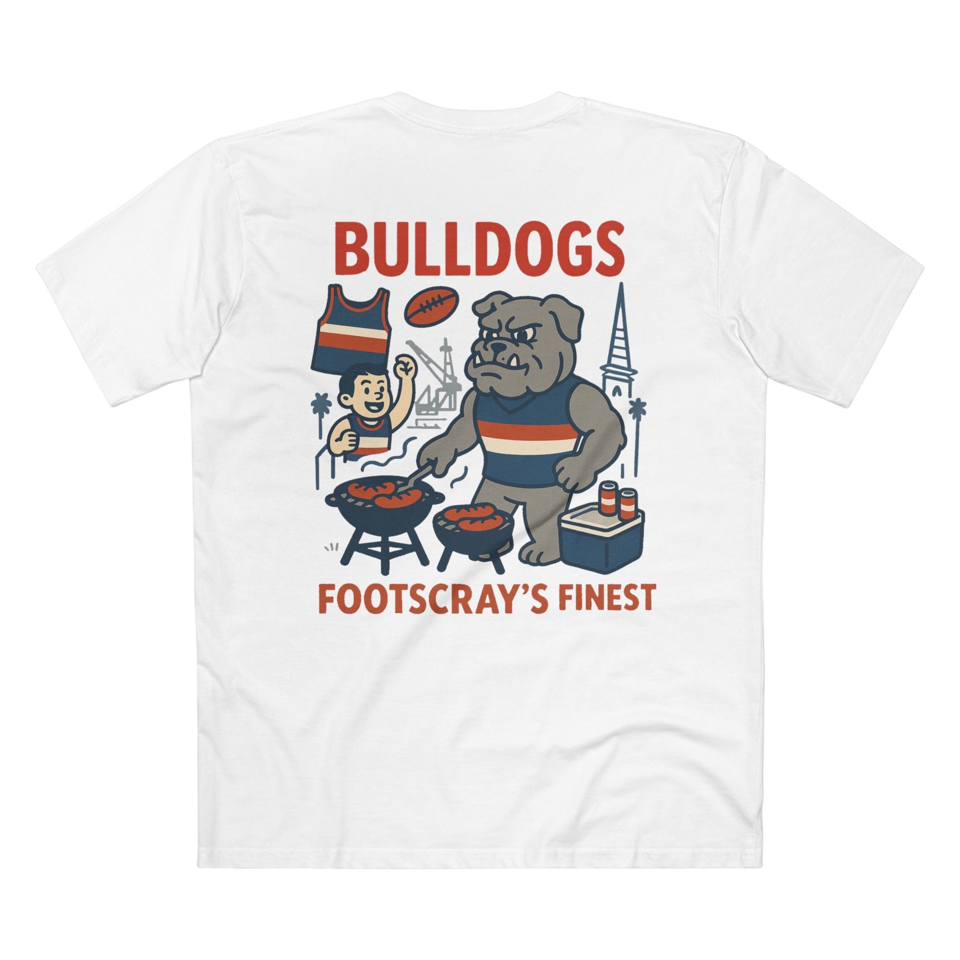 Footscray Footy Tee - Bulldogs Club Series - VFtees