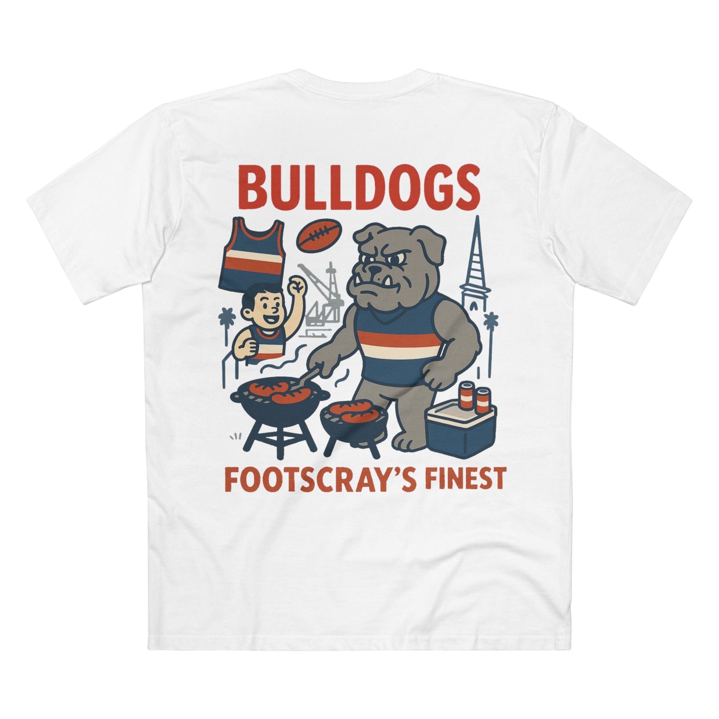 Footscray Footy Tee - Bulldogs Club Series - VFtees