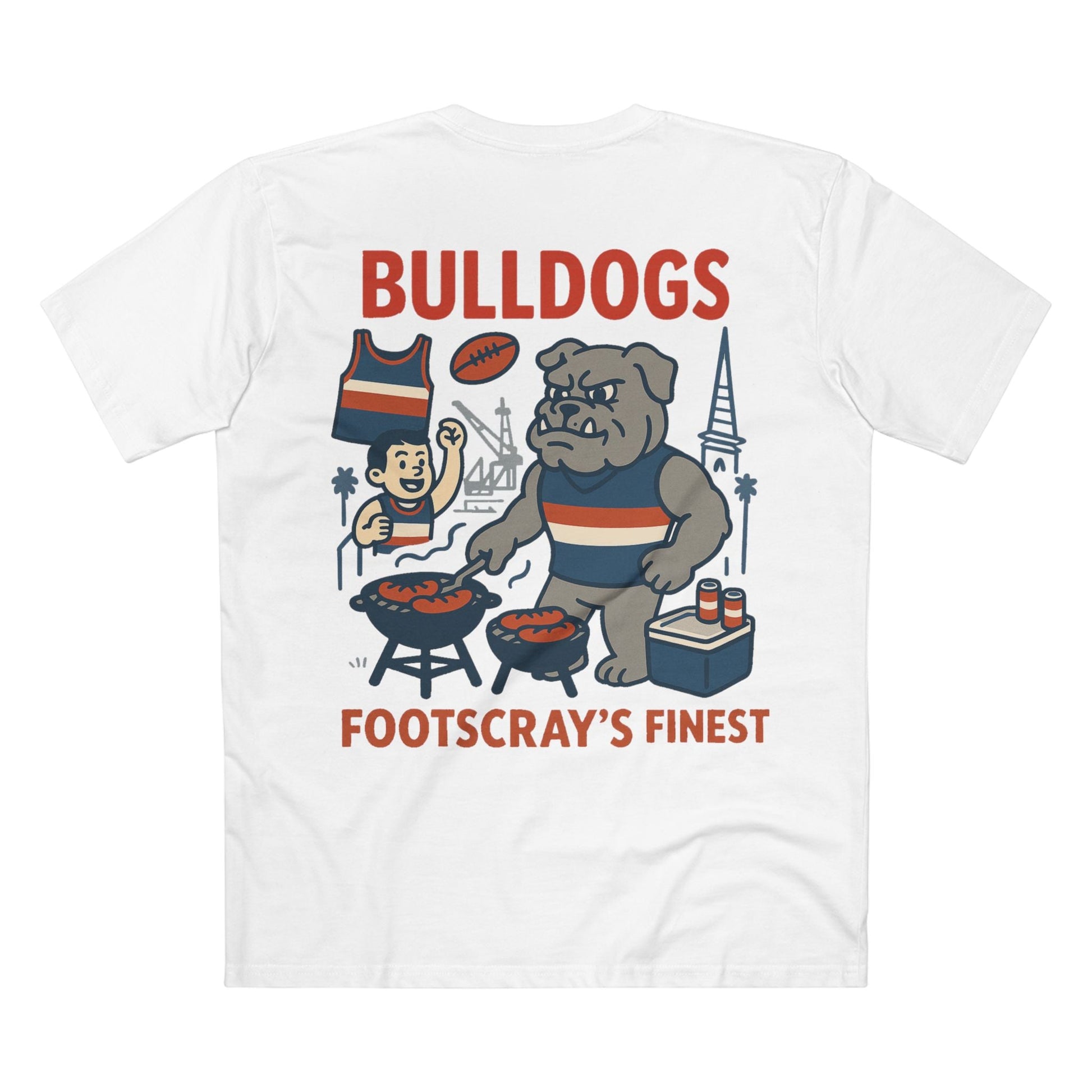 Footscray Footy Tee - Bulldogs Club Series - VFtees