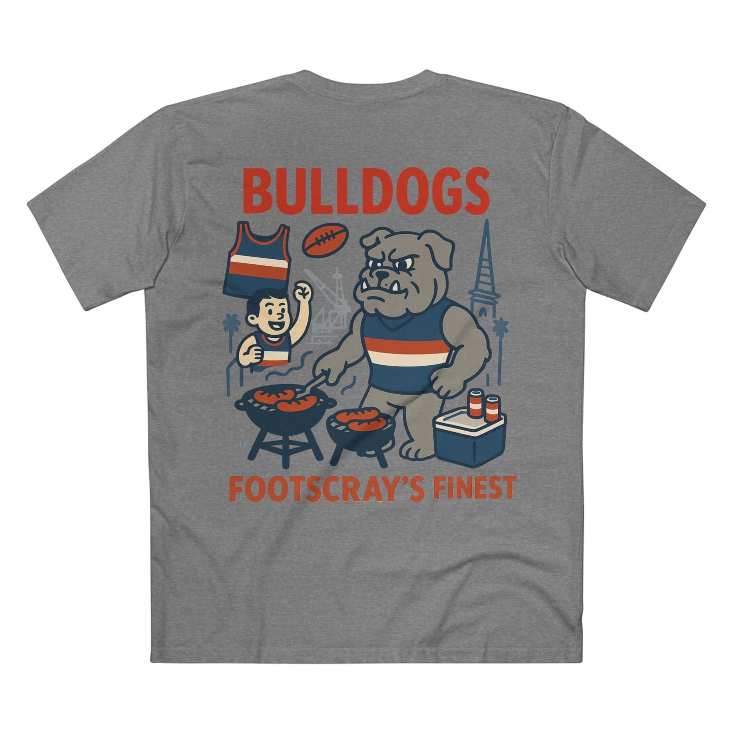 Footscray Footy Tee - Bulldogs Club Series - VFtees