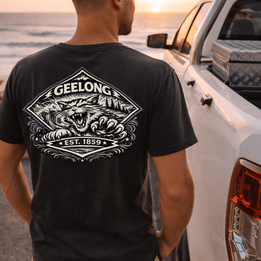 Geelong Football Wave Tee - VFtees