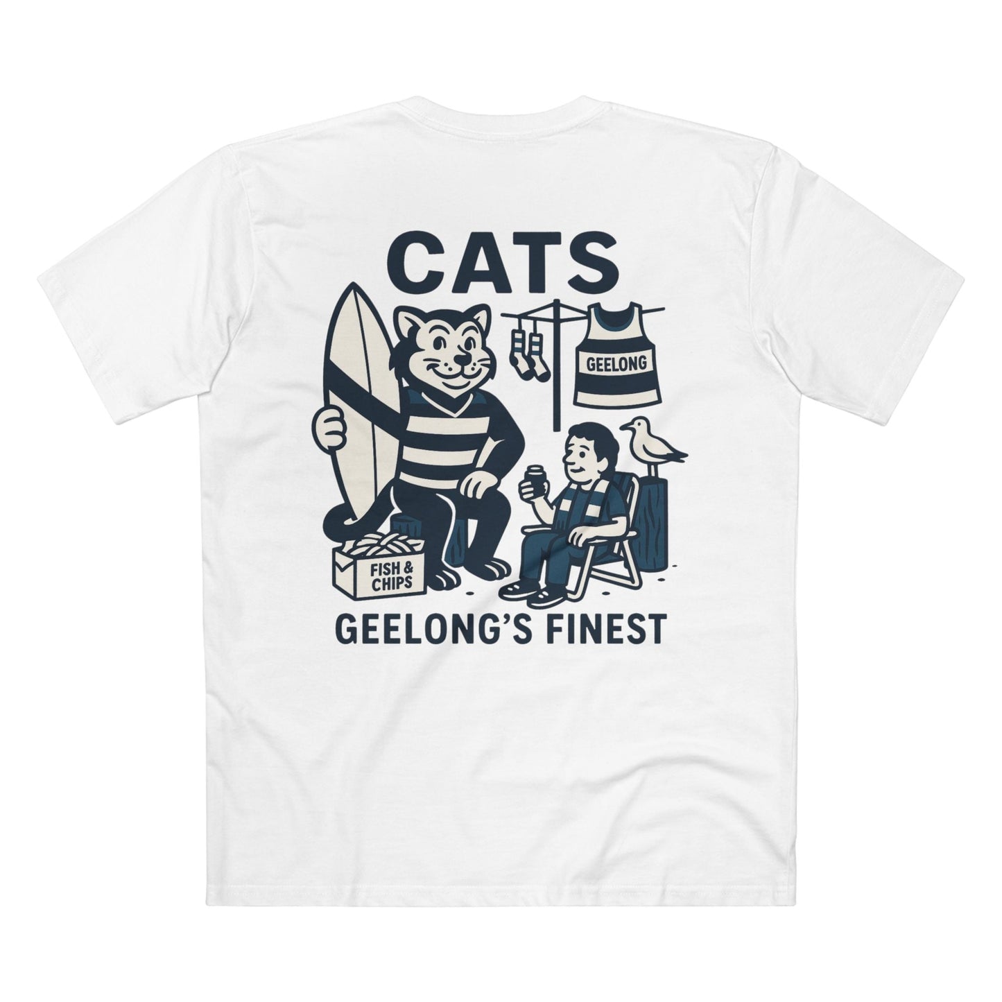 Geelong Footy Tee - Cats Club Series - VFtees