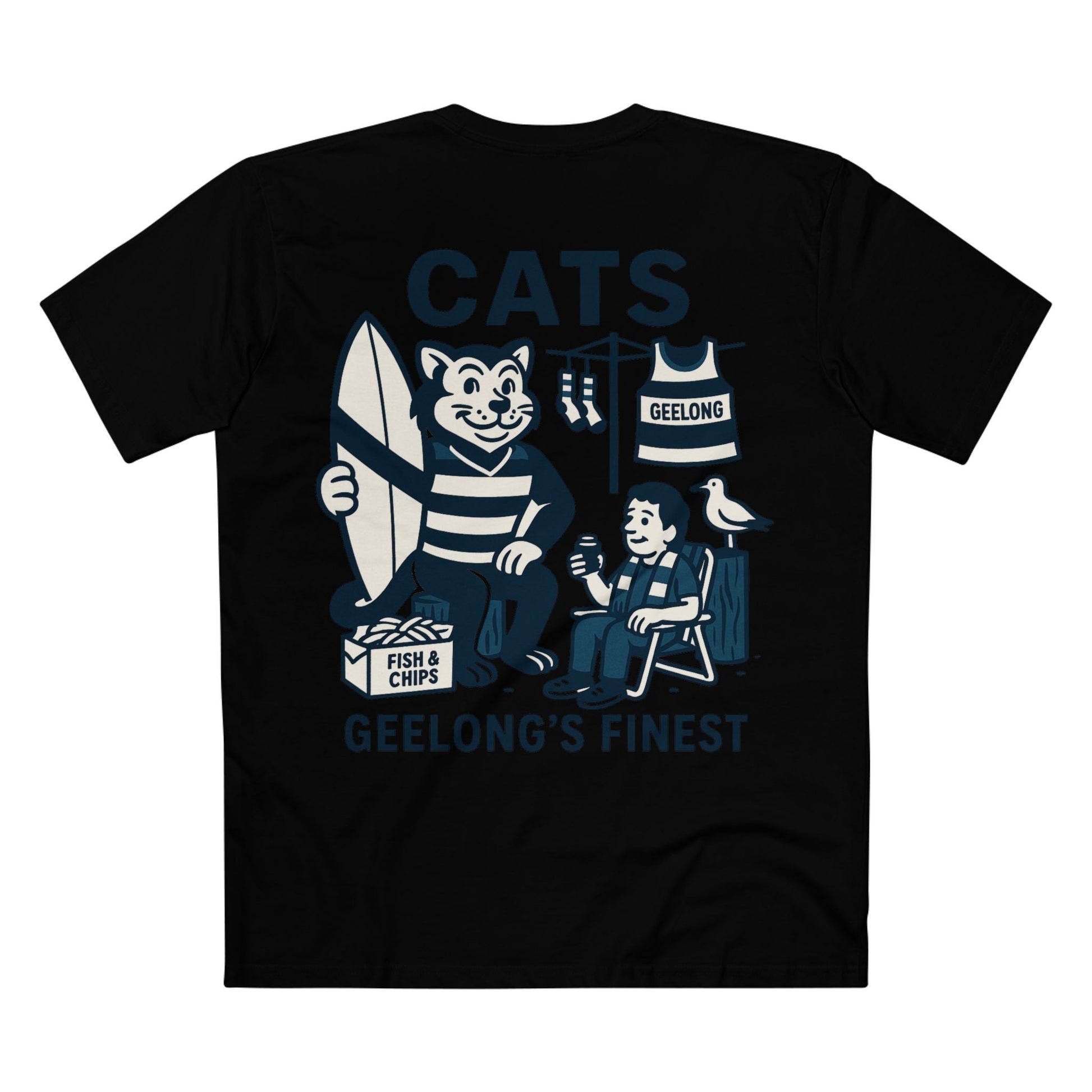 Geelong Footy Tee - Cats Club Series - VFtees