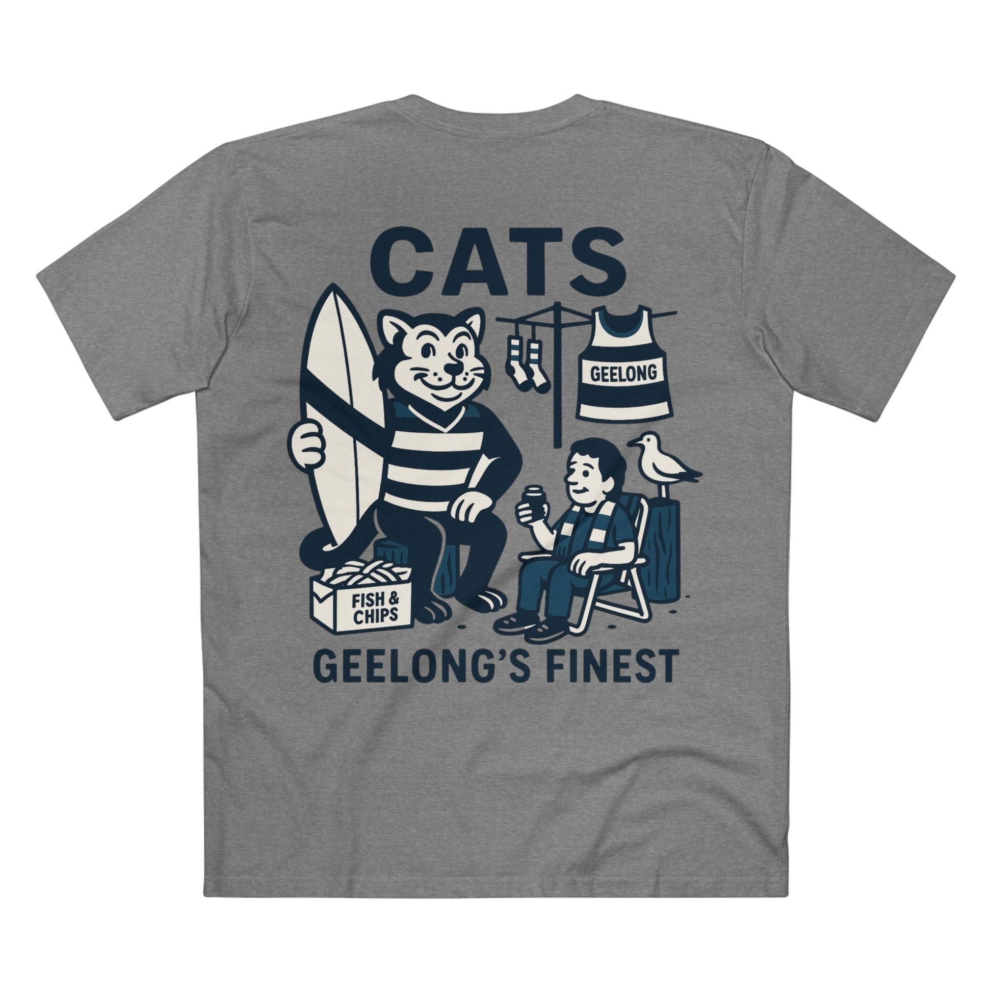 Geelong Footy Tee - Cats Club Series - VFtees
