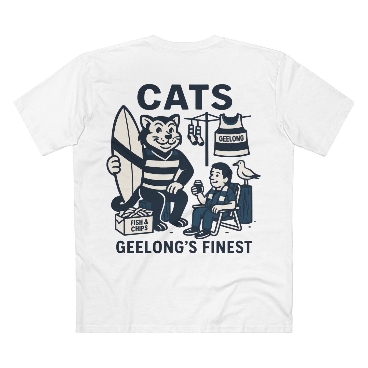 Geelong Footy Tee - Cats Club Series - VFtees