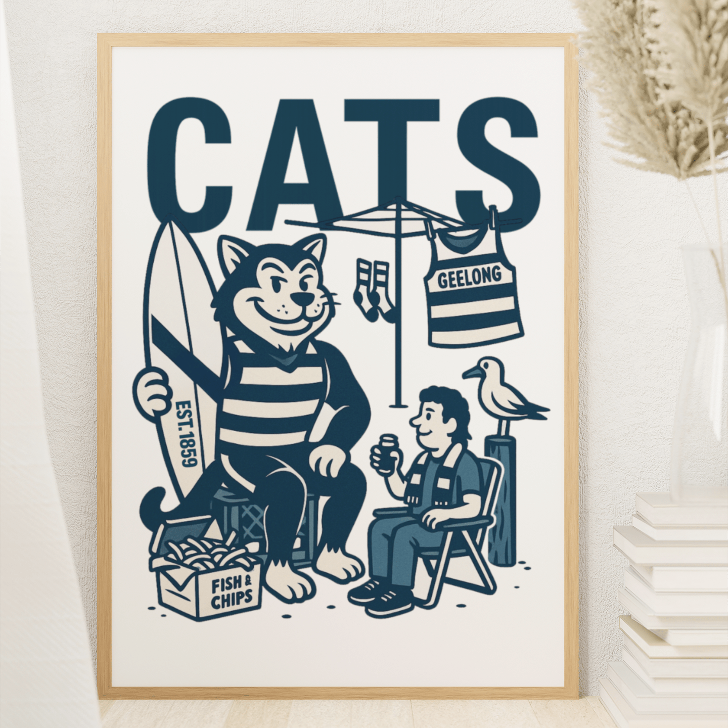 Geelong Framed Wall Art - VFtees