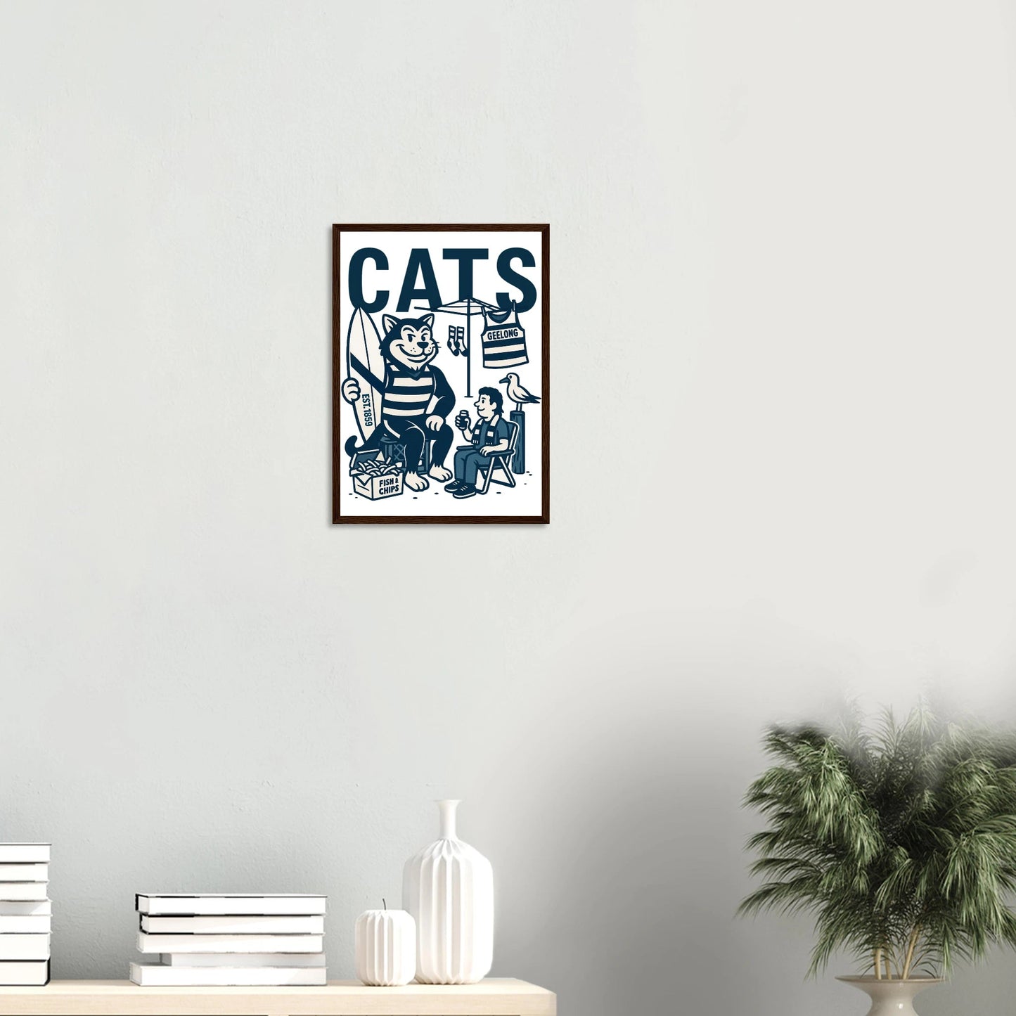 Geelong Framed Wall Art - VFtees