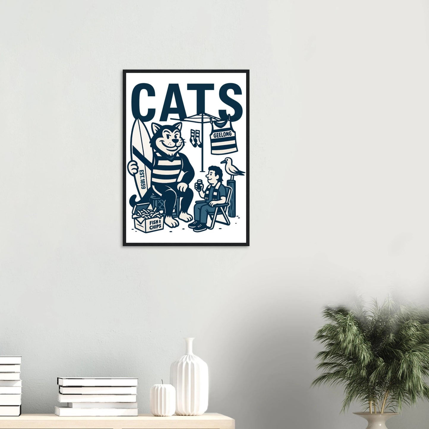 Geelong Framed Wall Art - VFtees