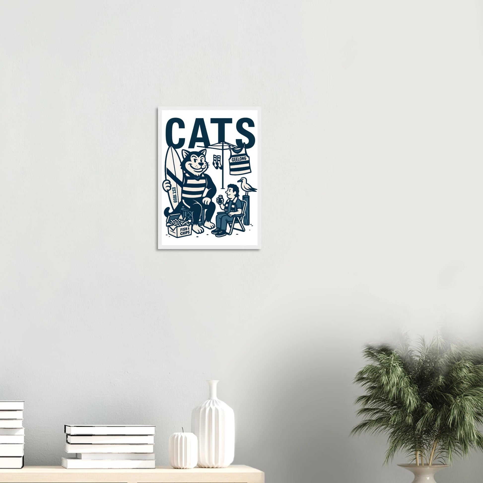 Geelong Framed Wall Art - VFtees