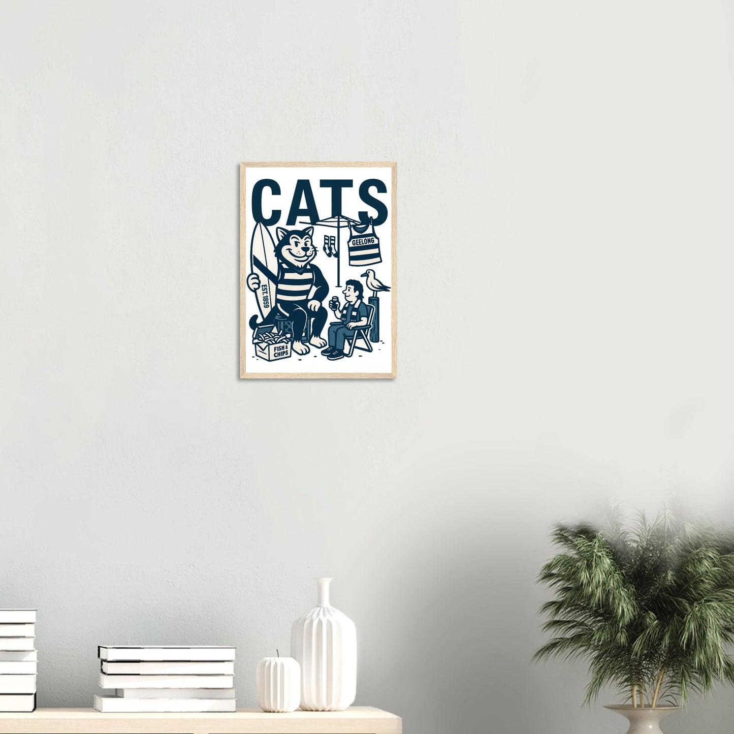 Geelong Framed Wall Art - VFtees