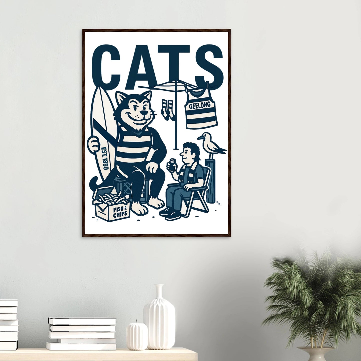 Geelong Framed Wall Art - VFtees