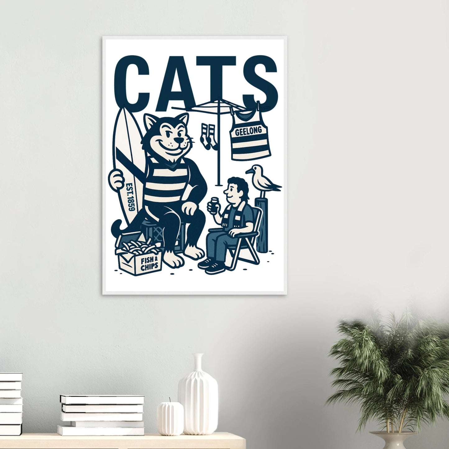 Geelong Framed Wall Art - VFtees