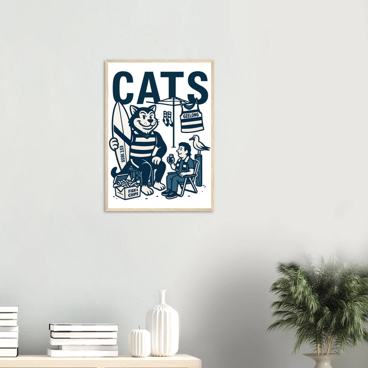 Geelong Framed Wall Art - VFtees