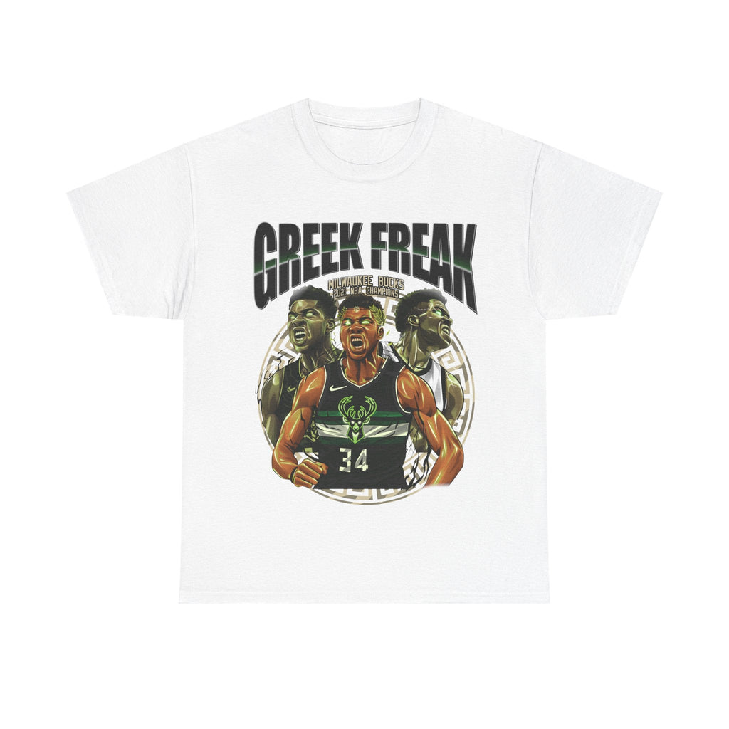 Giannis Antetokounmpo "Greek Freak" NBA Graphic Tee - VFtees