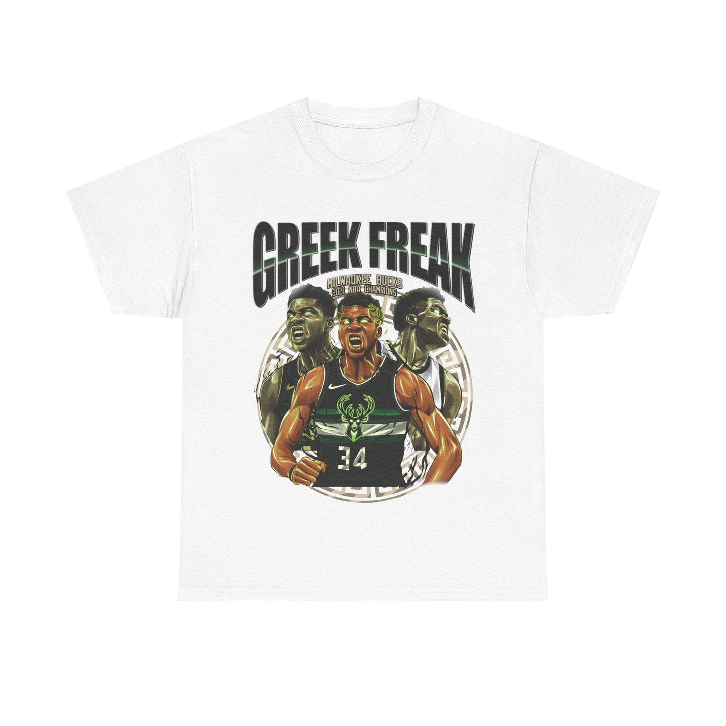 Giannis Antetokounmpo "Greek Freak" NBA Graphic Tee - VFtees