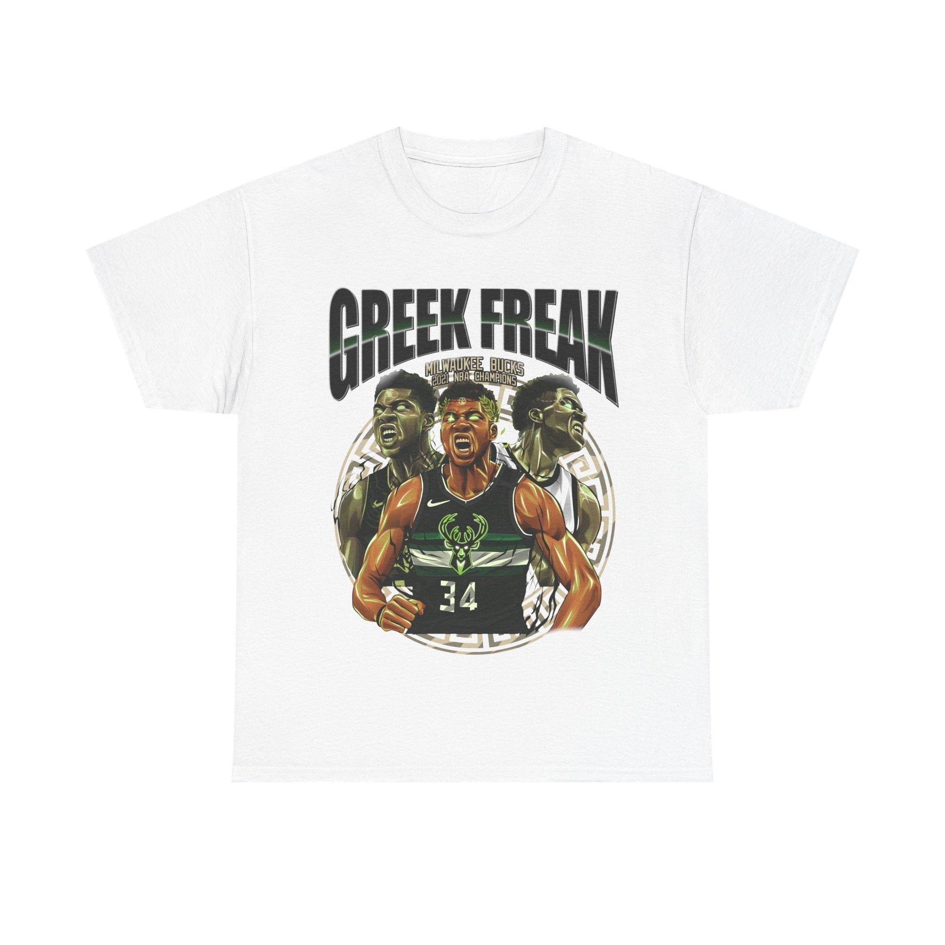 Giannis Antetokounmpo "Greek Freak" NBA Graphic Tee - VFtees