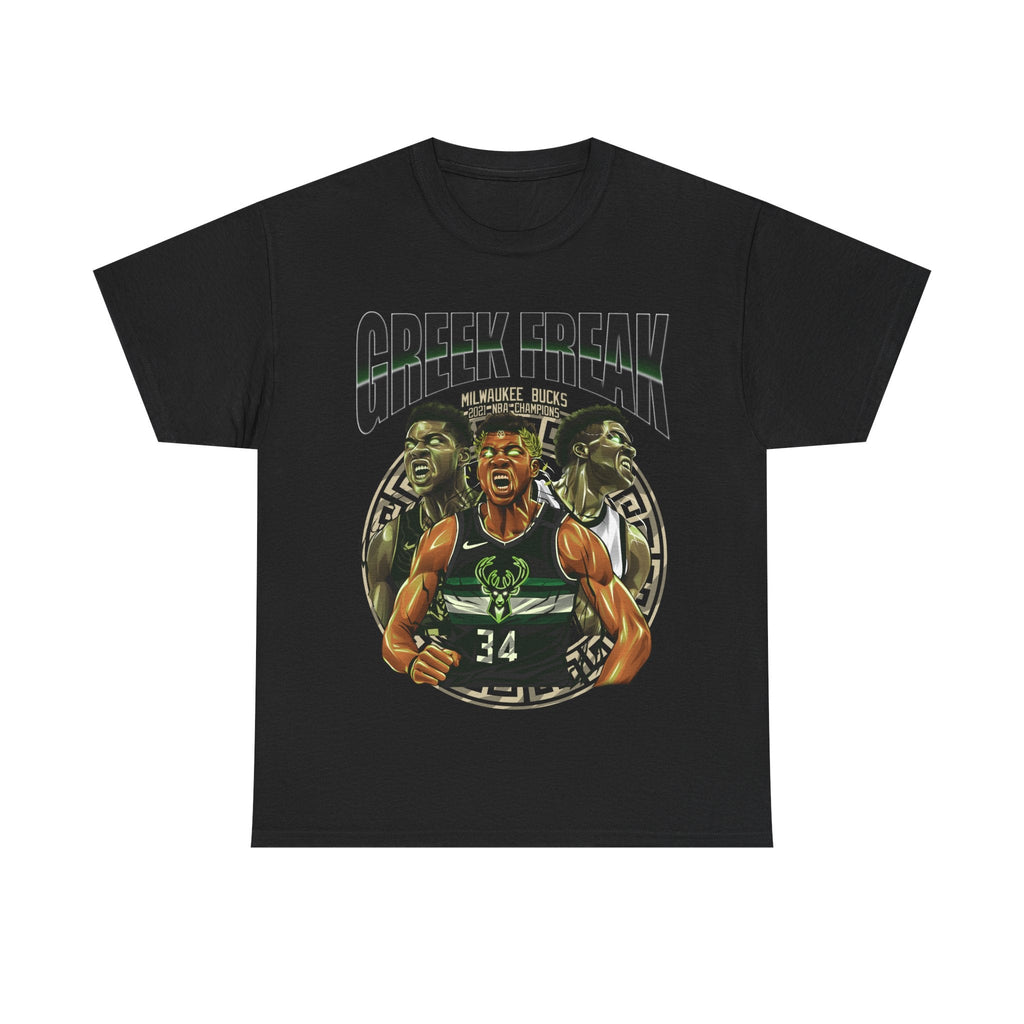Giannis Antetokounmpo "Greek Freak" NBA Graphic Tee - VFtees