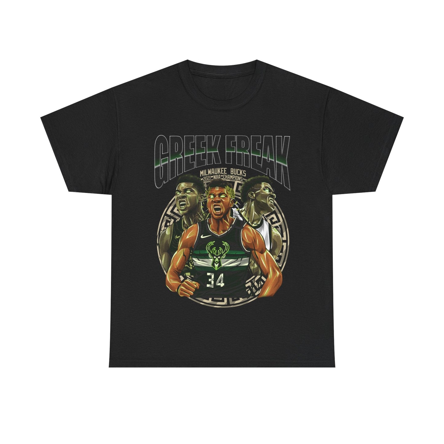 Giannis Antetokounmpo "Greek Freak" NBA Graphic Tee - VFtees