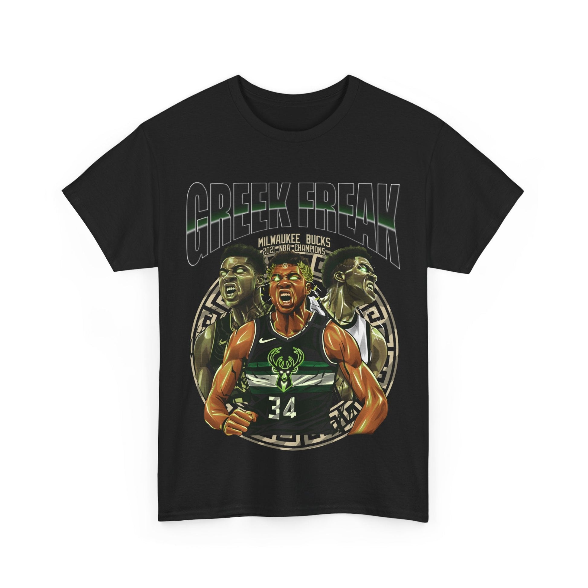 Giannis Antetokounmpo "Greek Freak" NBA Graphic Tee - VFtees