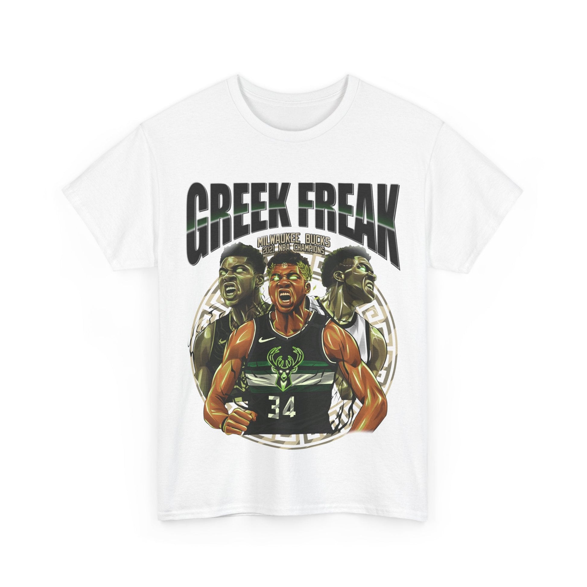 Giannis Antetokounmpo "Greek Freak" NBA Graphic Tee - VFtees
