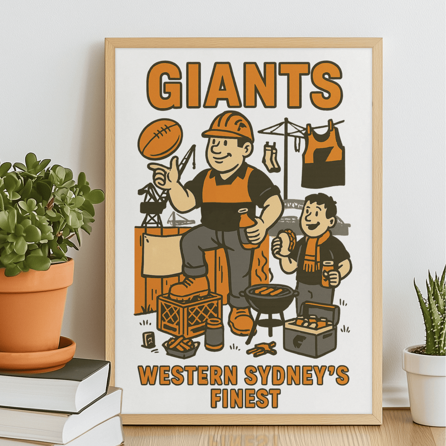 Giants Framed Wall Art - VFtees