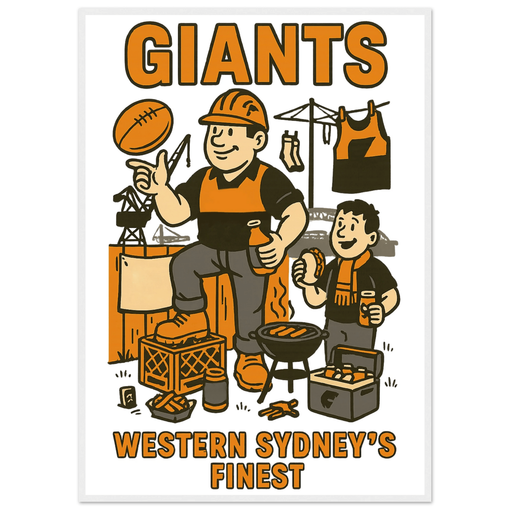 Giants Framed Wall Art - VFtees