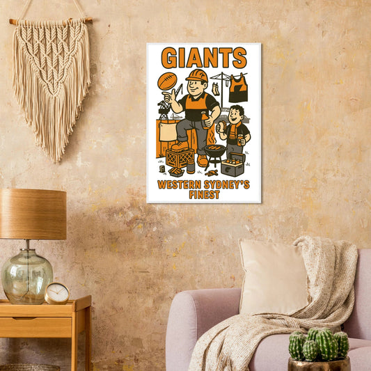 Giants Framed Wall Art - VFtees