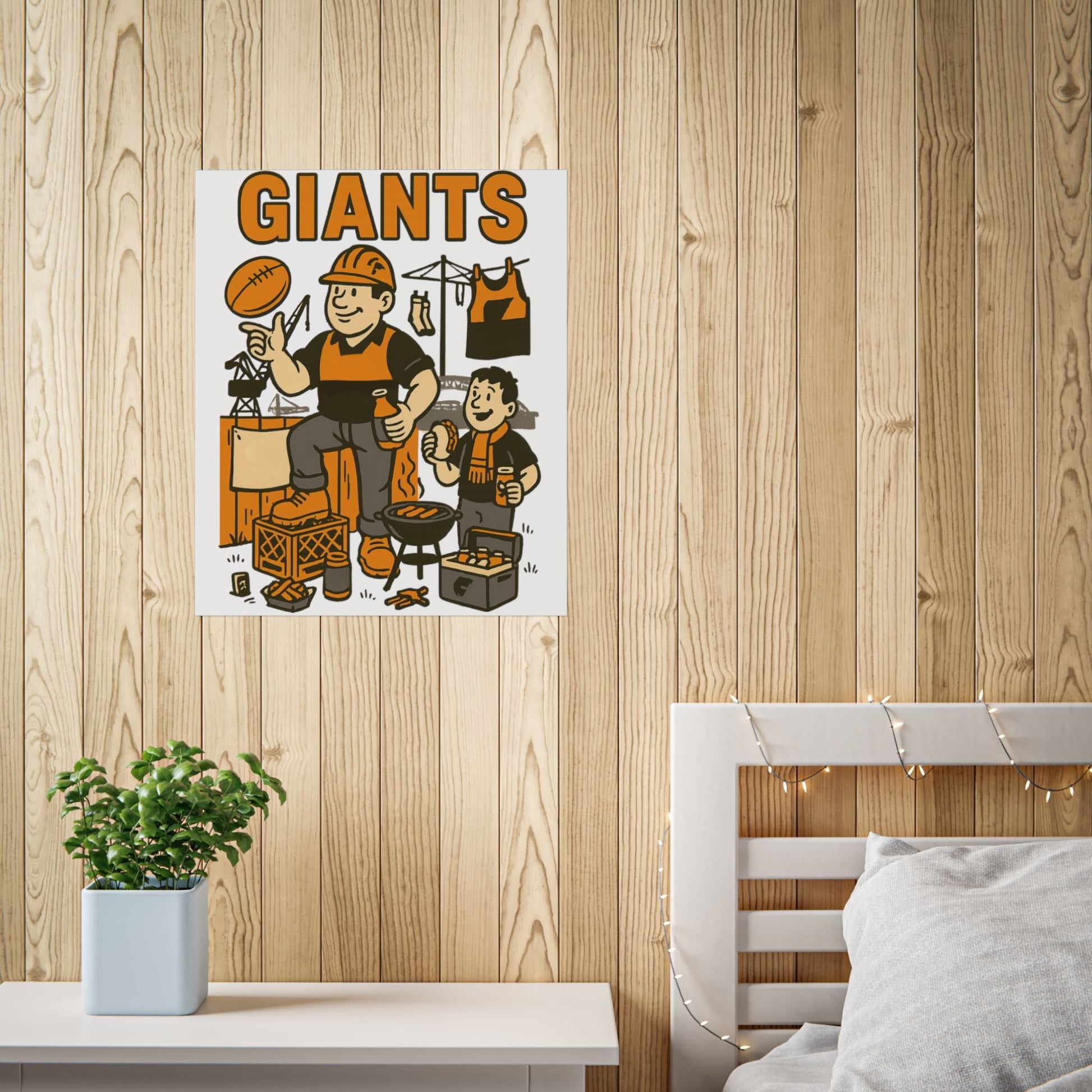 Giants Vintage Wall Art (Limited Release) - VFtees