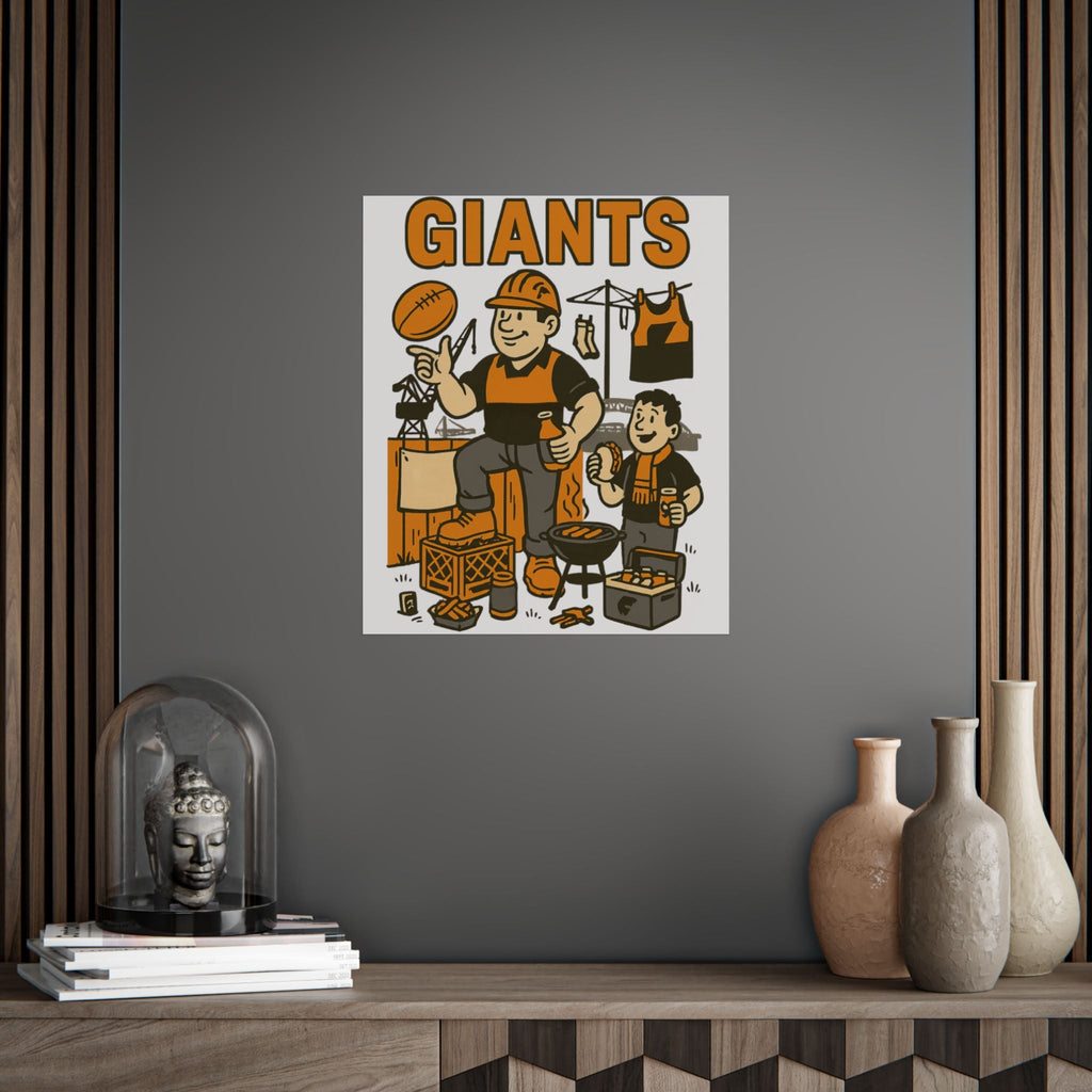Giants Vintage Wall Art (Limited Release) - VFtees