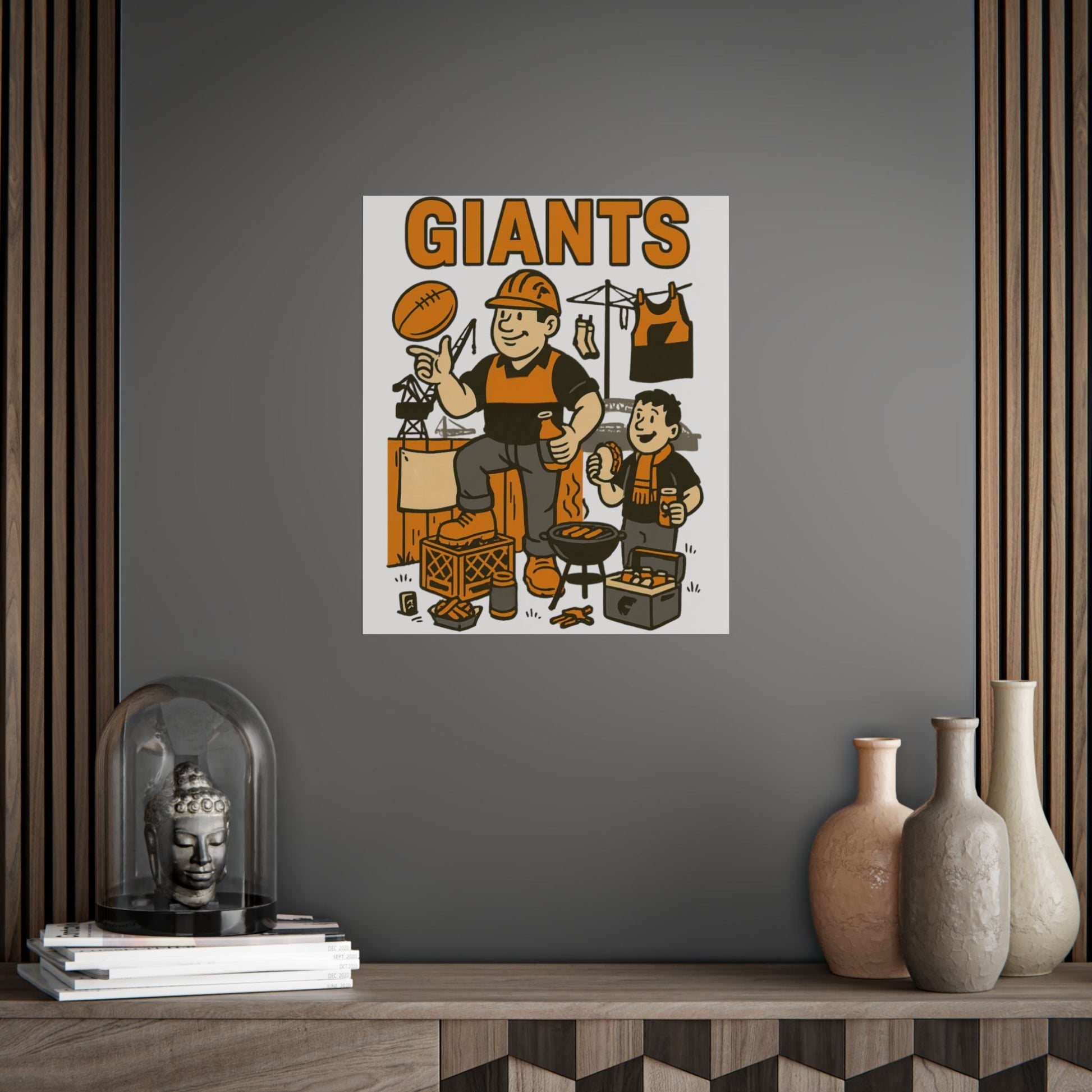 Giants Vintage Wall Art (Limited Release) - VFtees