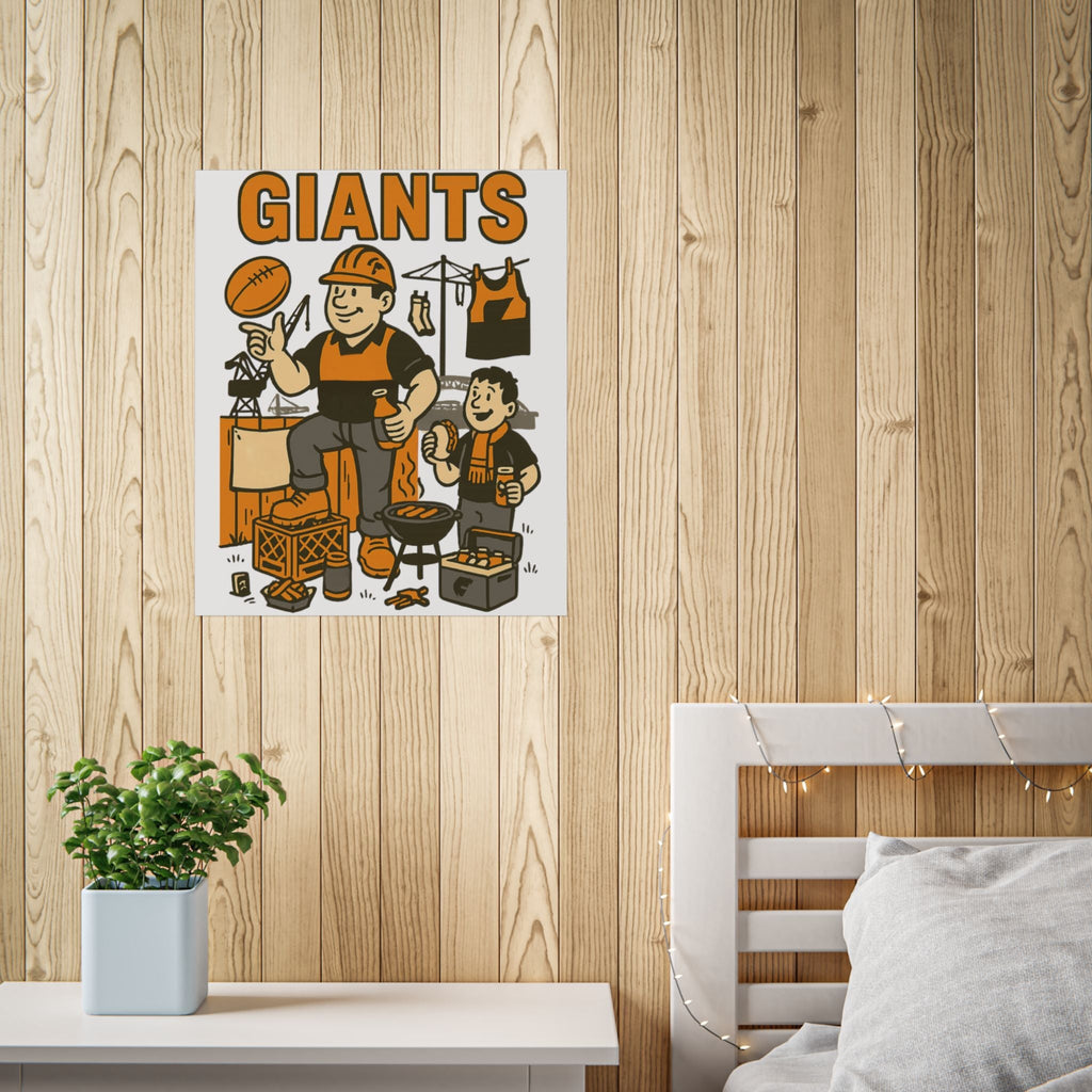 Giants Vintage Wall Art (Limited Release) - VFtees