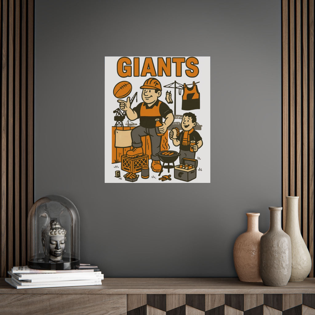 Giants Vintage Wall Art (Limited Release) - VFtees