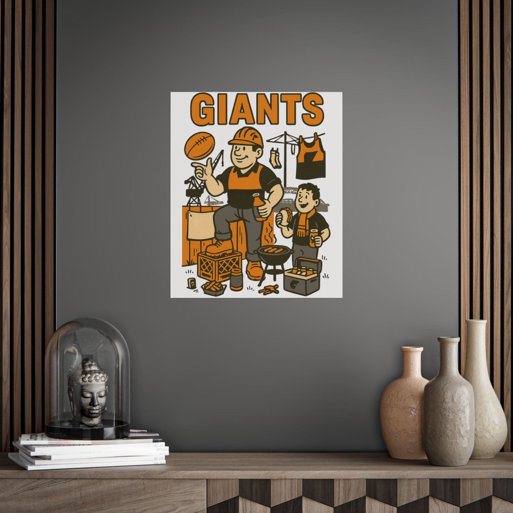 Giants Vintage Wall Art (Limited Release) - VFtees