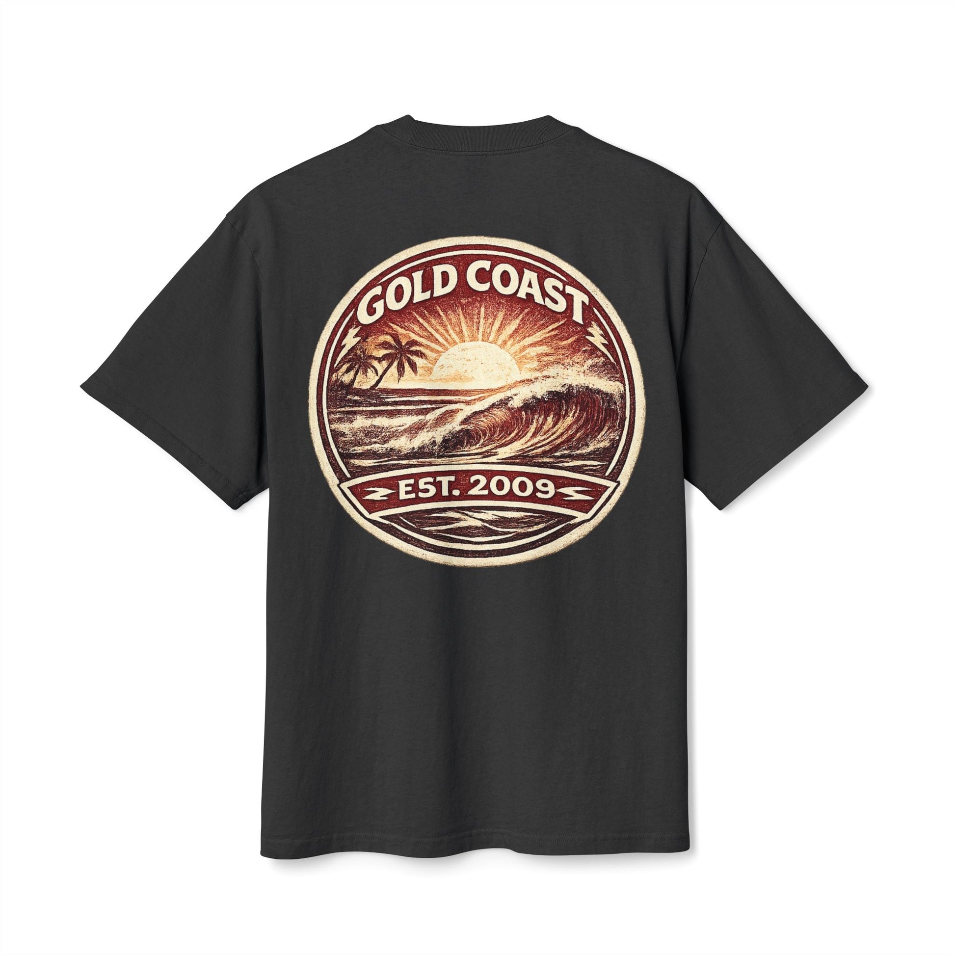Gold Coast Football Wave Tee - VFtees