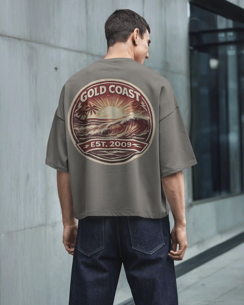 Gold Coast Football Wave Tee - VFtees