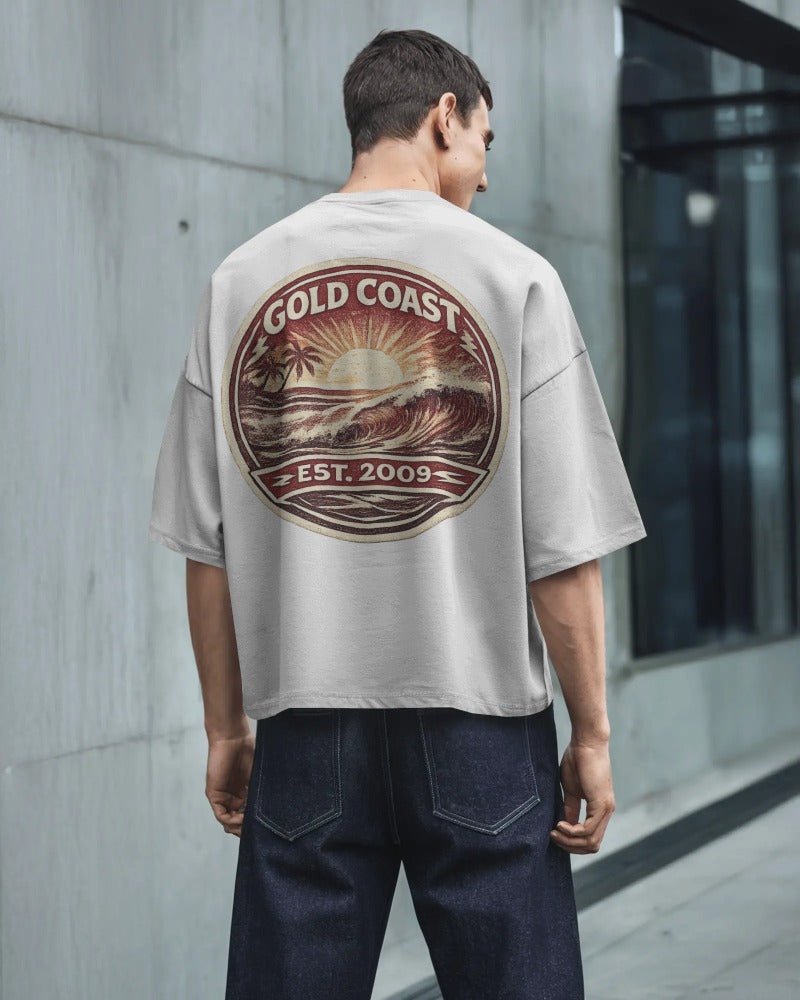 Gold Coast Football Wave Tee - VFtees