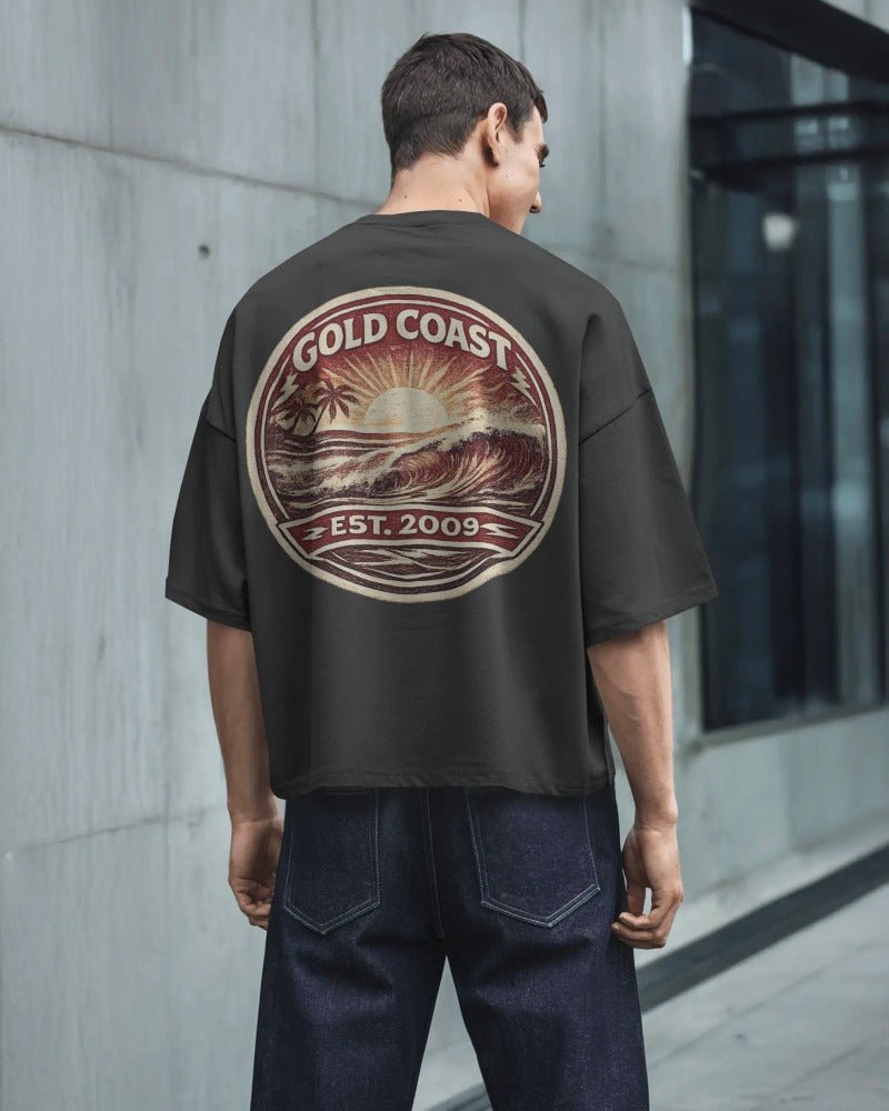 Gold Coast Football Wave Tee - VFtees