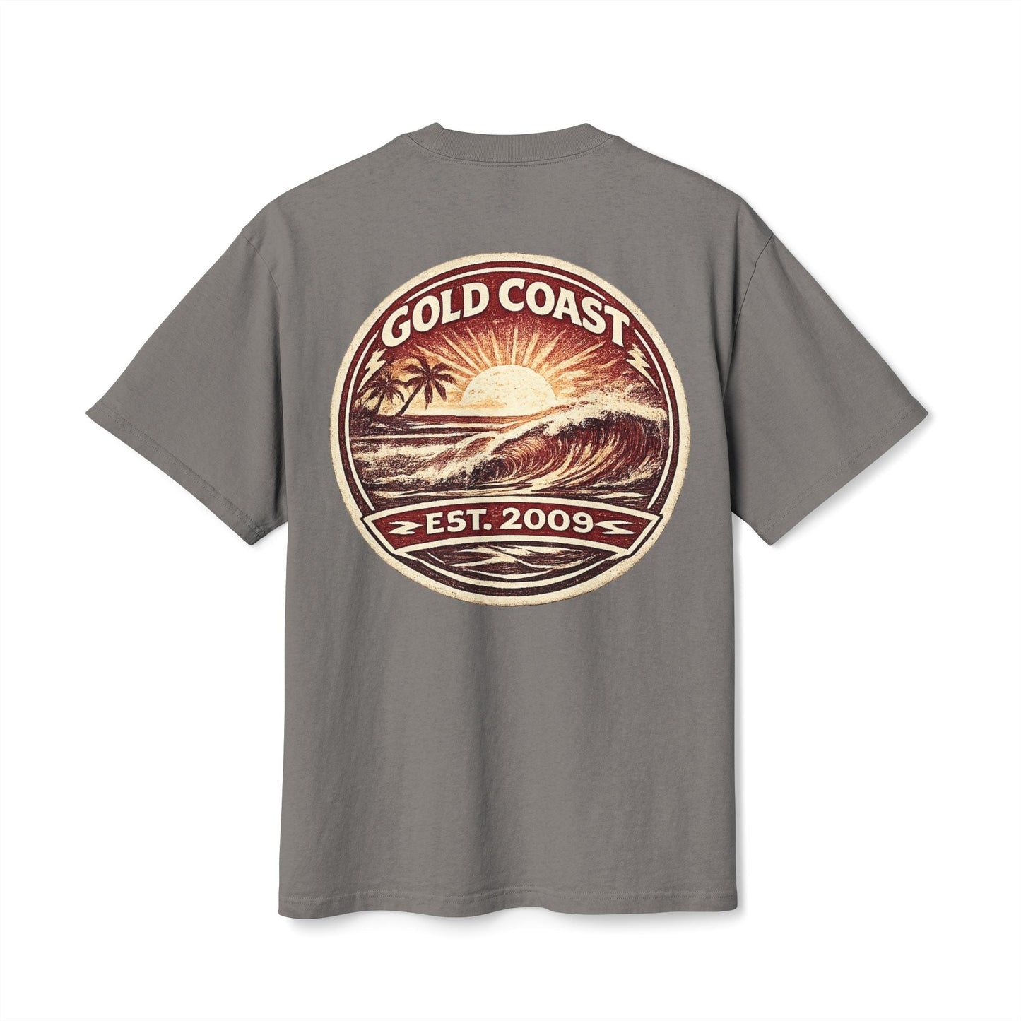 Gold Coast Football Wave Tee - VFtees