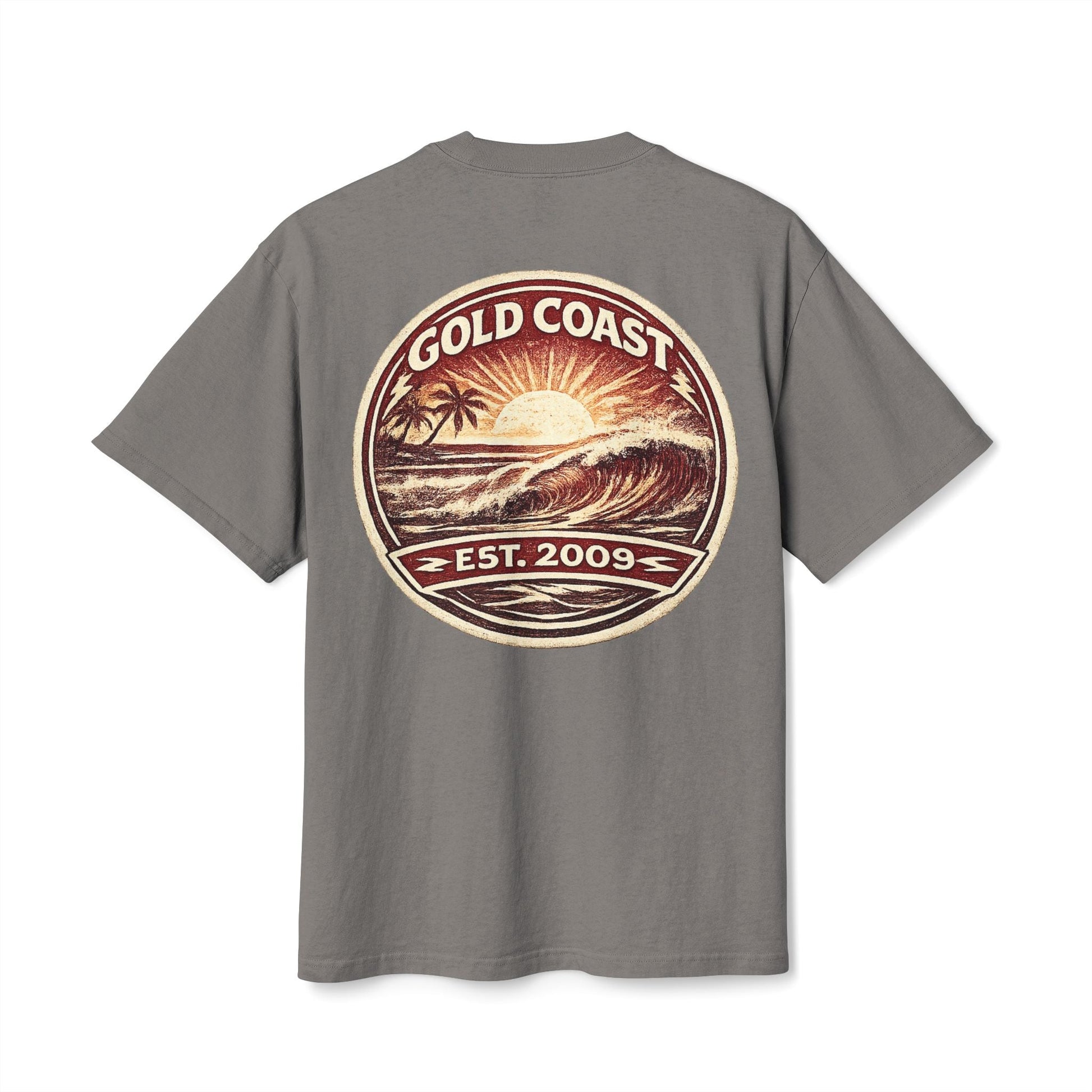 Gold Coast Football Wave Tee - VFtees