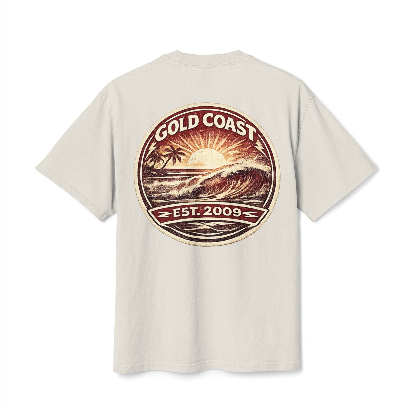 Gold Coast Football Wave Tee - VFtees