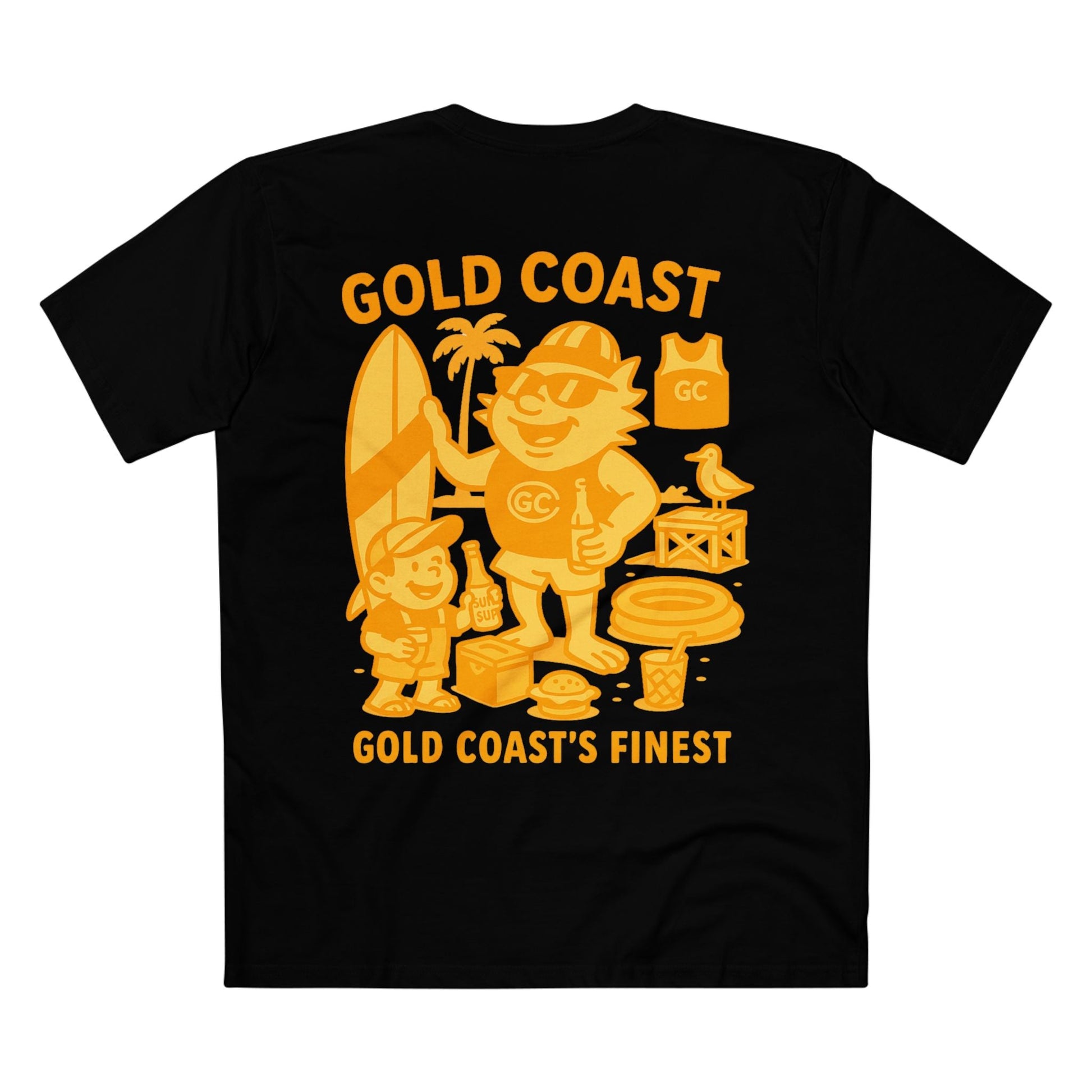 Gold Coast Footy Tee - Suns Club Series - VFtees