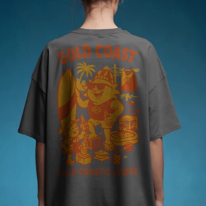 Gold Coast Footy Tee - Suns Club Series - VFtees