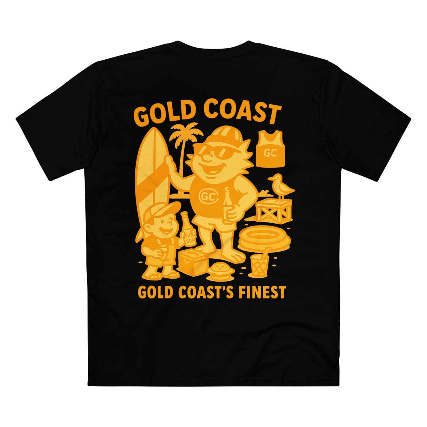 Gold Coast Footy Tee - Suns Club Series (Extended) - VFtees