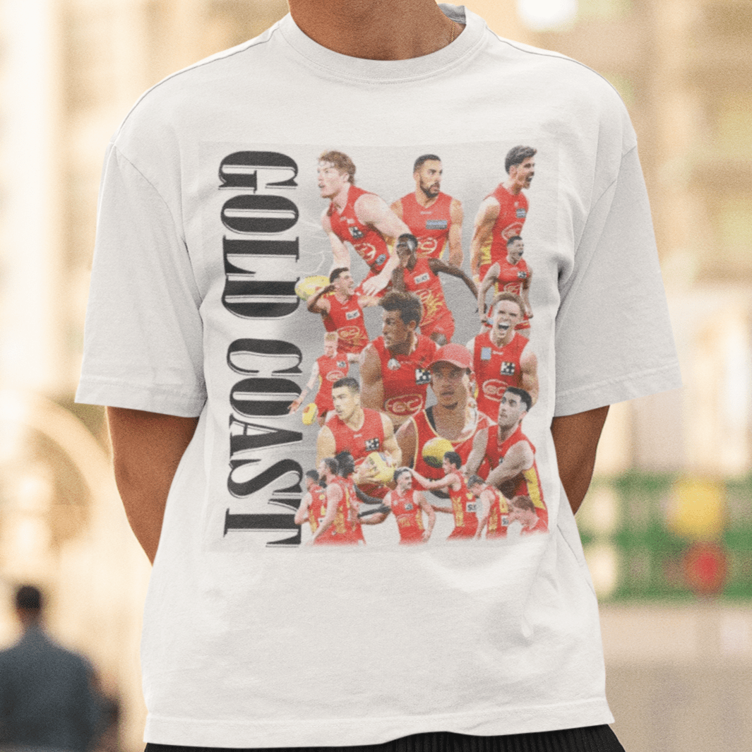 Gold Coast Suns Footy Tee - VFtees