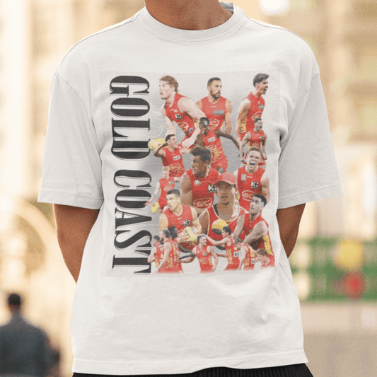 Gold Coast Suns Footy Tee - VFtees