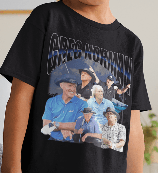 Greg 'Shark' Norman Pro Golf Graphic Tee (Kids) - VFtees