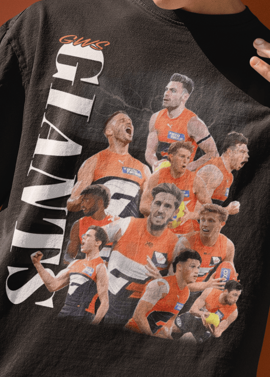 GWS Giants AFL Graphic Tee - VFtees