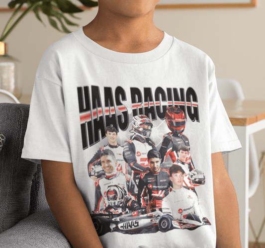 Haas F1 Graphic Team Tee (Kids) - VFtees
